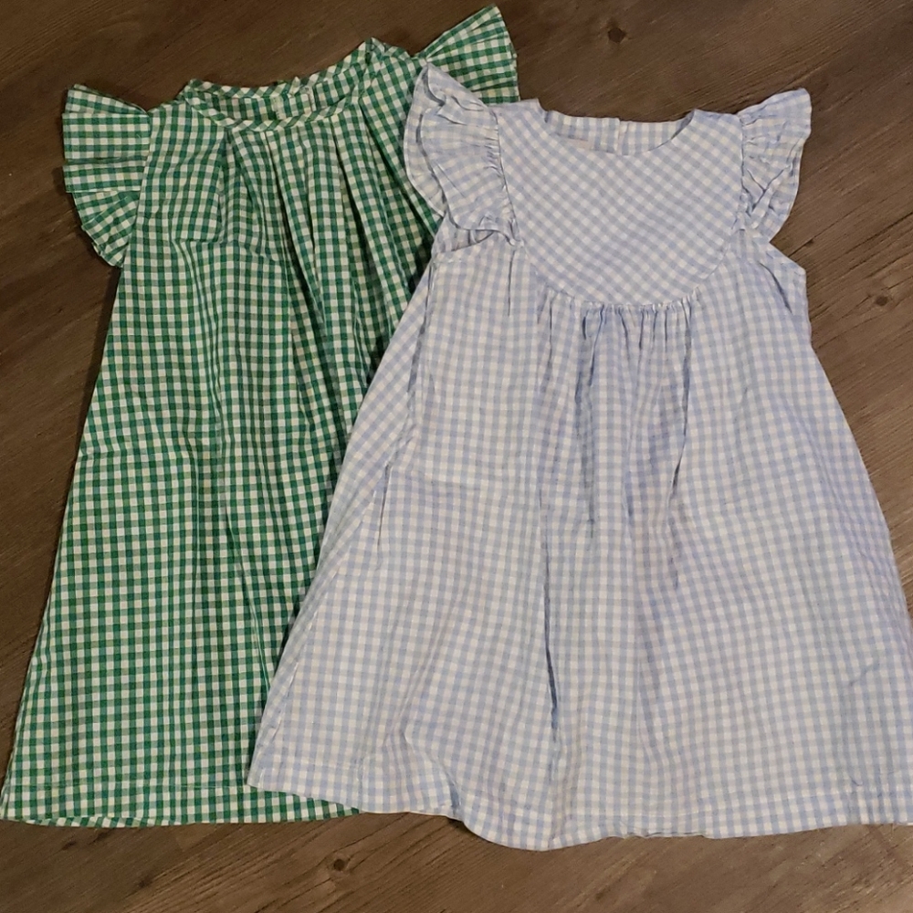 Set of dresses gingham dress